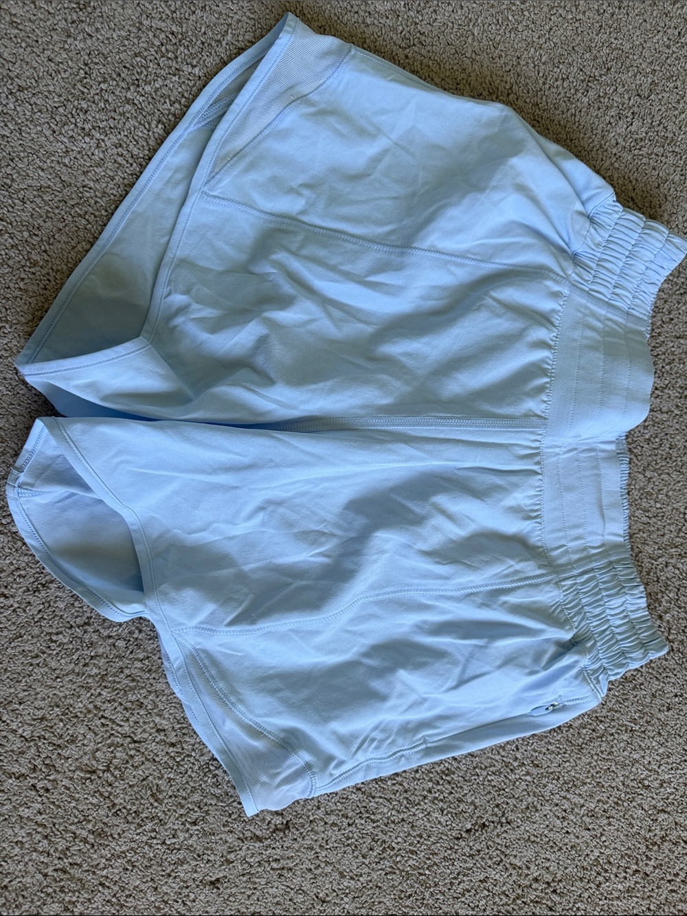 lululemon athletica Women's Light Blue Athletic Shorts